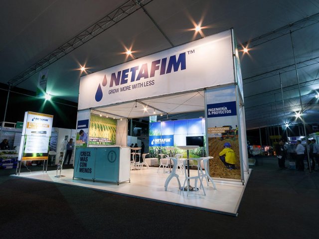 Stand NETAFIM - Tecnoagro 2016 - constructiv pila petite