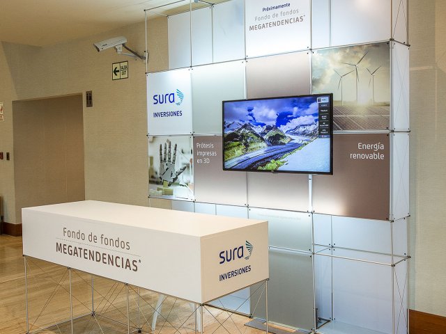 Stand SURA - Sura Summit - Estructura modular clic - burkhardt leitner modular spaces - TRANSMISOR S