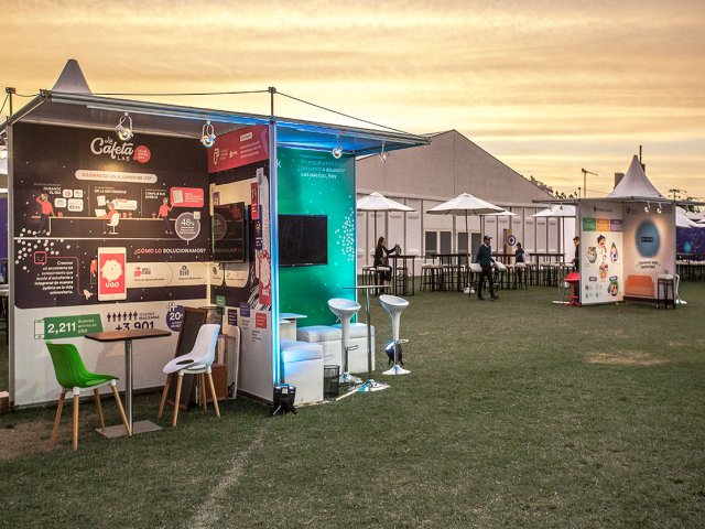 Stand INNOVATION FEST 2018 - PILA PETITE - Burkhardt Leitner Modular Spaces #pilapetite #modular #st