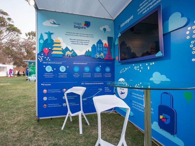 pila petite - stand de feria - burkhardt leitner modular spaces - innovation fest 2018 - arquitectur