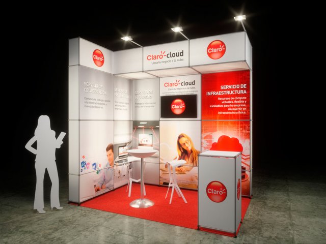Stand CLARO - Expotic 2016 - constructiv pon